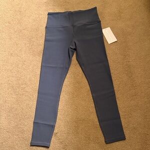 Athleta Women’s Gray Ribbed High-Waist Leggings